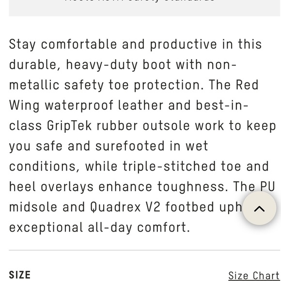 Red Wing Safety Toe Work Boot - Picture 9 of 9